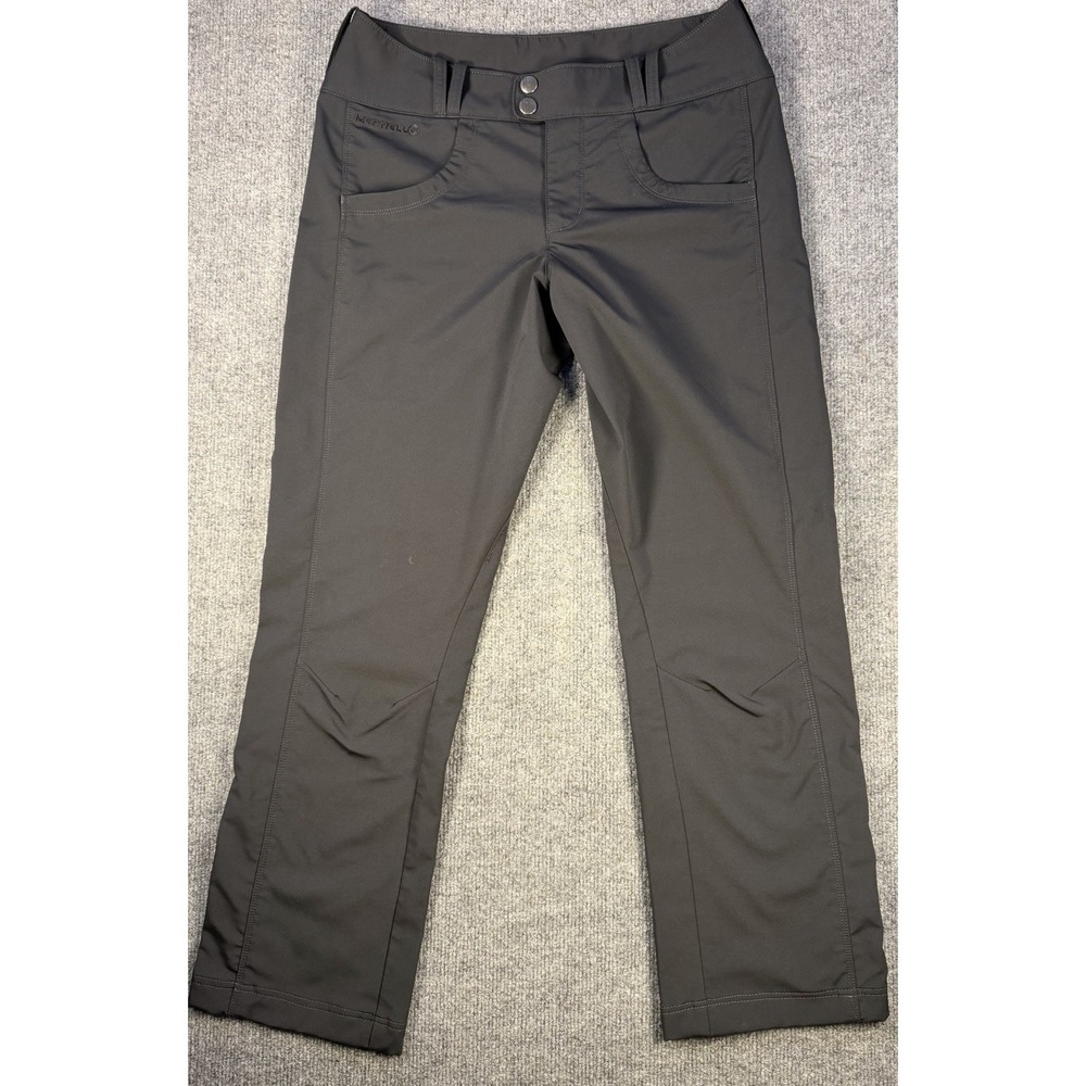 Merrell Aeroblock Pants Womens 6 Black Stretch Hiking Outdoor‎ Travel Activewear